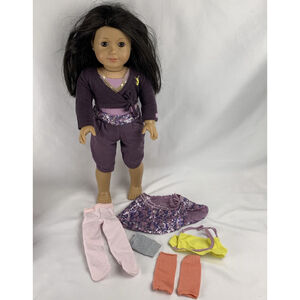 American Girl Just Like You 2013 Doll With Isabelle Dance Outfit Set Sequins